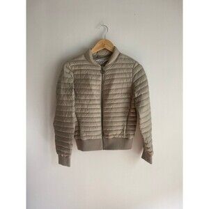 Michael Kors Lightweight Beige Tan Puffer Jacket Small